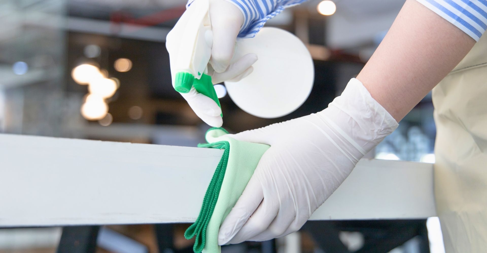 Cleaning a table